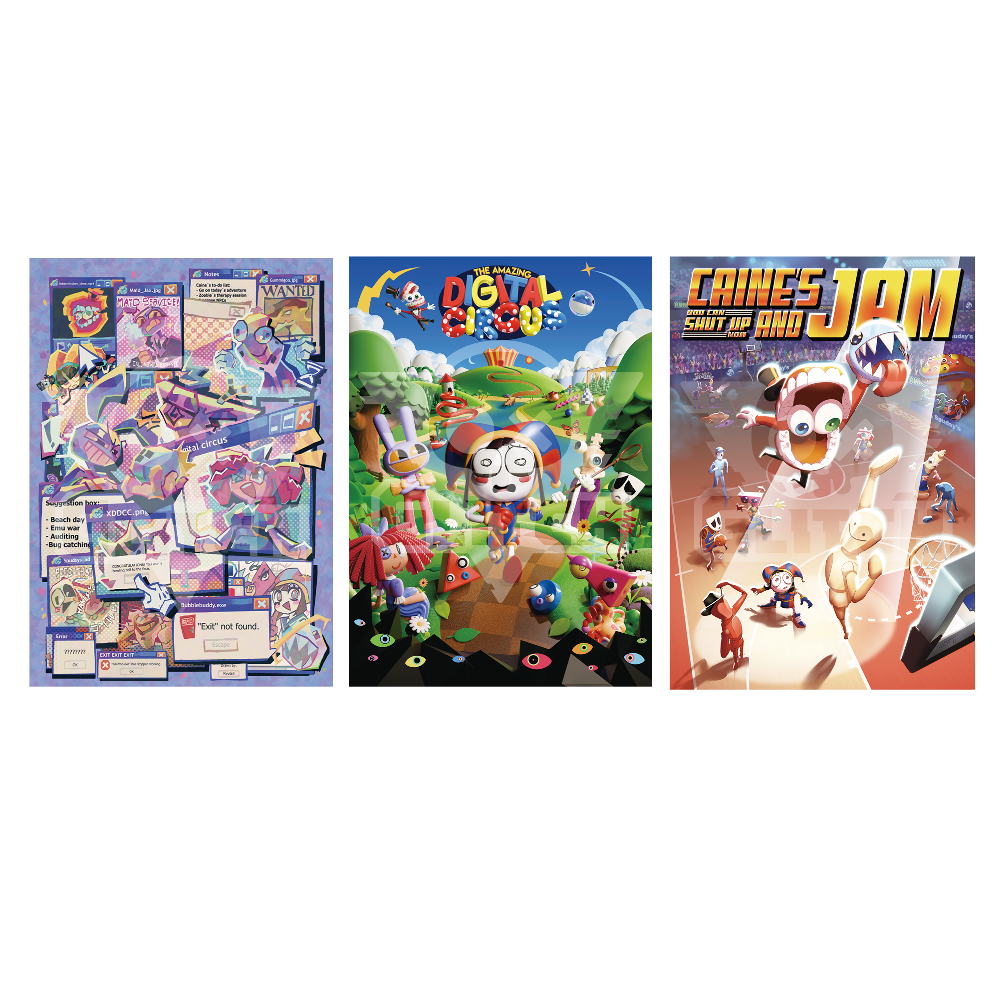 Digital Circus Print Collection 1