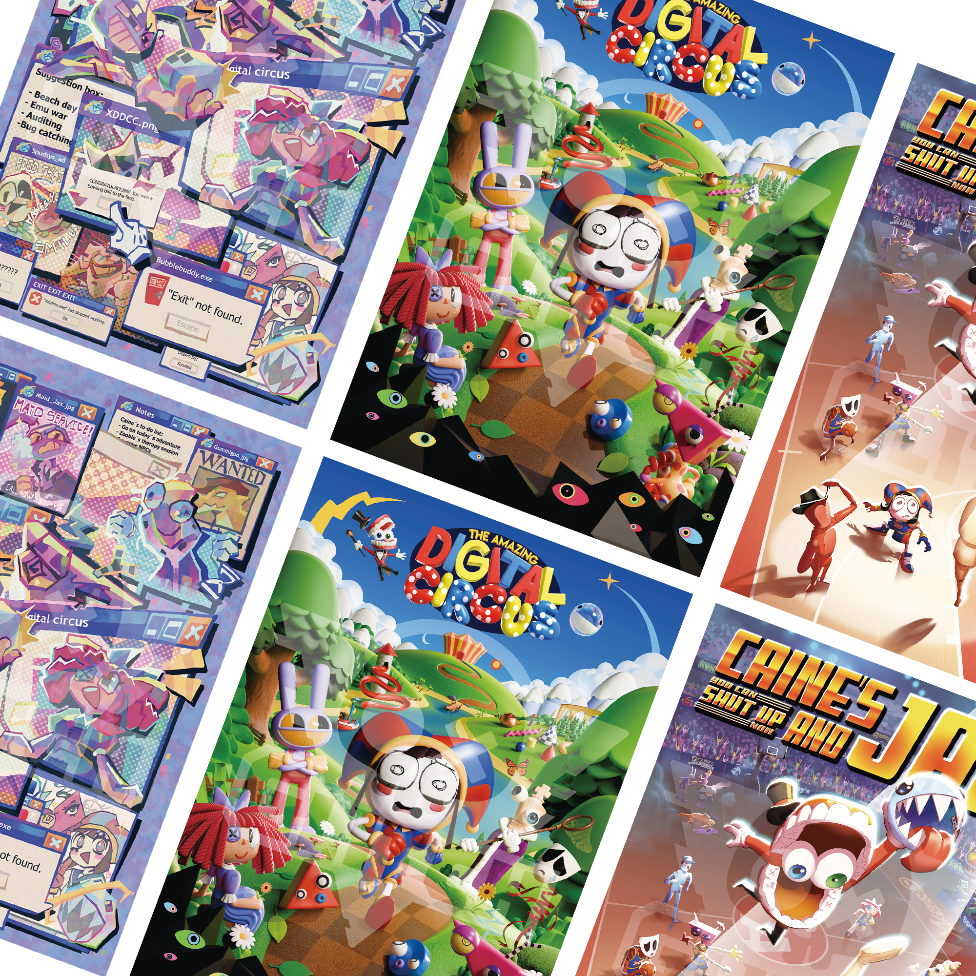 Digital Circus Print Collection 1